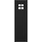 Ekena Millwork True Fit PVC San Antonio Mission Style Fixed Mount Shutters, Black, 12W x 32H, PR TFP001ST12X032BL - alternate 9
